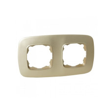 Рамка 2-я золотая ELA (112-007-0012-030) Horoz Electric