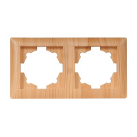 Рамка 2-на горизонтальная 3822 PRIMERA сосна LUXEL