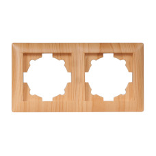 Рамка 2-на горизонтальная 3822 PRIMERA сосна LUXEL