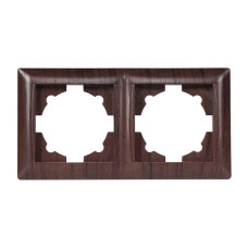 Рамка 2-я горизонтальная вишня PRIMERA 3922 LUXEL