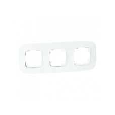 Рамка 3-я белая ELA (112-007-0013-010) Horoz Electric