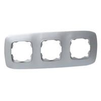 Рамка 3-я серебряная ELA (112-007-0013-020) Horoz Electric