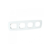 Рамка 4-я белая ELA (112-007-0014-010) Horoz Electric