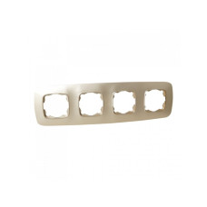 Рамка 4-я серебряная ELA (112-007-0014-020) Horoz Electric