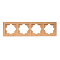 Рамка 4-х горизонтальная 3824 PRIMERA сосна LUXEL
