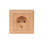 Розетка 1-я с/з 3804 PRIMERA сосна LUXEL
