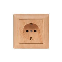 Розетка 1-я с/з 3804 PRIMERA сосна LUXEL
