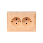 Розетка 2-я с/с 3808 PRIMERA сосна LUXEL