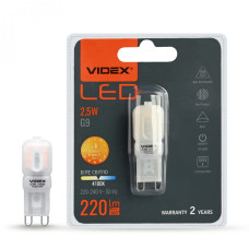 Светодиодная лампа VIDEX G9e 2.5W G9 4100K (VL-G9e-25224)