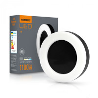 Светодиодный светильник ART IP65 круглый VIDEX 15W 5000K Black (VL-BHFR-155B)
