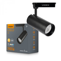 Світлодіодний світильник трековий VIDEX 30W 60° 4100K чорний (VL-TR04W-304B)