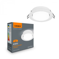 Врезной светильник VIDEX под лампу GX53 врезной Белый (VL-SPF27R-W)