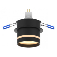 Акцентный светильник LUXEL 68х63 GU10 IP20 черный (DLD-07B)