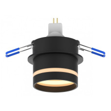 Акцентный светильник LUXEL 68х63 GU10 IP20 черный (DLD-07B)