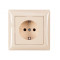 Розетка 1-я с/з крем 3304 PRIMERA LUXEL