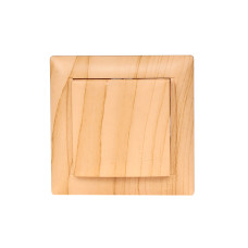 Розетка 1-на с/з с крышкой 3811 PRIMERA сосна LUXEL