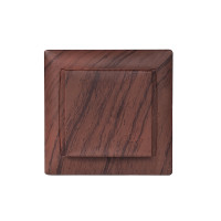 Розетка 1-я с/з с крышкой вишня PRIMERA 3911 LUXEL