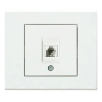 Розетка ТФ белая GRANO (400-010300-221) Horoz Electric