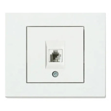 Розетка ТФ белая GRANO (400-010300-221) Horoz Electric