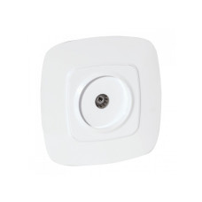 Розетка встроенная ТВ белая ELA (112-007-0009-010) Horoz Electric