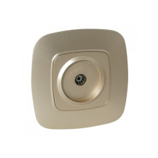 Розетка встроенная ТВ золотая ELA (112-007-0009-030) Horoz Electric