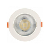 Світильник вбудований світлодіодний 12W 6400K 1041Lm 100-240V d-125мм білий круглий NORA-12 016-053-0012-010