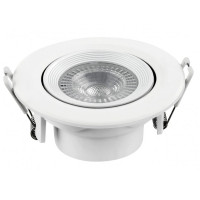 Панель LED круг 12w 1080 Lm 4000K 140х60mm IP20 (DL-12N) LUXEL