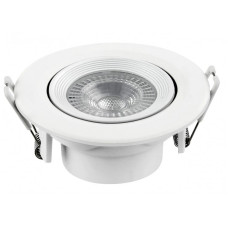 Панель LED круг 12w 1080 Lm 4000K 140х60mm IP20 (DL-12N) LUXEL