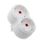 Двойник NEOMAX NX1012 с заземлением белый