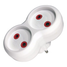 Двойник NEOMAX NX1013 без заземления белый