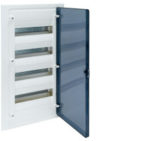 Накладной щиток прозрачный на 48 модулей HAGER Golf VS412TD