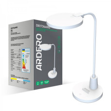 Настольный светодиодный светильник Ardero DE1736ARD 9W 550Lm белый (80033)