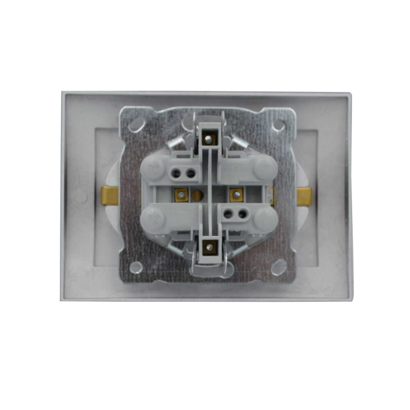 Розетка двомісна б/з NILSON Touran Білий 24111024