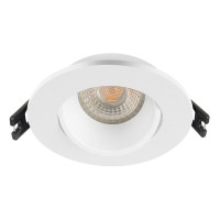 Точечный светильник LUXEL GU5.3 IP20 круг белый DP-01W