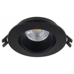 Точечный светильник LUXEL GU5.3 IP20 круг черный DP-01B