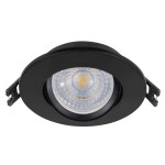 Точечный светильник LUXEL GU5.3 IP20 круг черный DP-06B