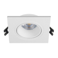 Точечный светильник LUXEL GU5.3 IP20 квадрат белый DP-02W