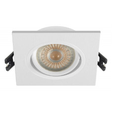 Точечный светильник LUXEL GU5.3 IP20 квадрат белый DP-07W