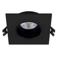 Точечный светильник LUXEL GU5.3 IP20 квадрат черный DP-02B