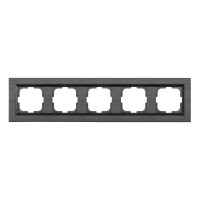 Рамка 5-я серый магнит QUANTUM (405-310000-250) Horoz Electric