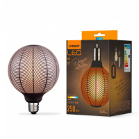 Светодиодная лампа VIDEX Filament 6W E27 1800K Black Magician pine needles (VL-DG125BN)