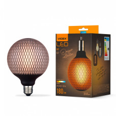 Светодиодная лампа VIDEX Filament 6W E27 1800K Black Magician net (VL-DG125BP)