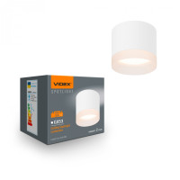 Светильник спот VIDEX под лампу GX53 накладной Белый (VL-SPF25A-W)