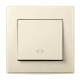 Выключатель 1-ый промежуточный крем со вставкой 705-0303-107 LESYA