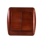 Вимикач 2-ий Античний Махагон 711-0500-101 DEMET