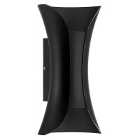 Светильник садово-парк. LED 10W 4200K 517Lm 85-265V IP65 настенный черный MARVEL-10 076-052-0010-010