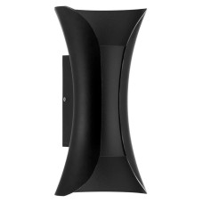 Светильник садово-парк. LED 10W 4200K 517Lm 85-265V IP65 настенный черный MARVEL-10 076-052-0010-010