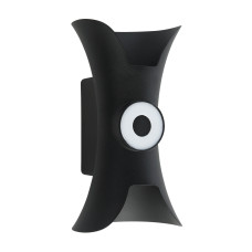 Светильник садово-парк. LED 12W 4200K 590Lm 85-265V IP54 настенный черный SCADA 076-074-0012-010