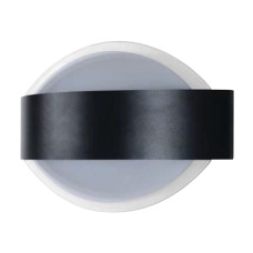 Светильник садово-парк. LED 12W 4200K 637Lm 85-265V IP54 настенный черный HERMES-2 076-084-0012-010