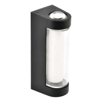 Светильник садово-парк. LED 12W 4200K 728Lm 85-265V IP65 настенный черный VECTOR-12 076-083-0012-010